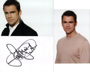 EASTENDERS/THE BILL: SCOTT MASLEN SIGNED 6x4 WHITECARD+2 UNSIGNED PHOTOS+COA - Picture 1 of 1