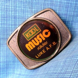 Luke Air Force Base Belt Buckle Music Kool Cigarette Concert Promo Vtg .NOX601 - Picture 1 of 8