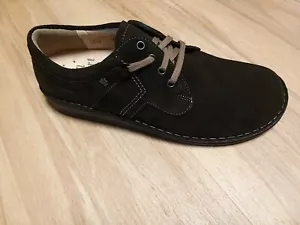 Finn Comfort modello Vaasa marrone velluto selva fodera in pelle e borsa per scarpe - Foto 1 di 5
