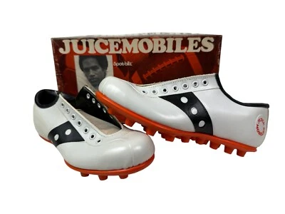 ZAPATOS DE CÉSPED OJ SIMPSON VINTAGE AÑOS 70 SPOT-BILT JUICEMOBILES PICOS ADULTO 7 + CAJA Foto 1 de 4