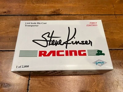 1996 Steve Kinser Scale 1:64 Die Cast Transporter 1st Edition Quaker State AUTO - Image 1 of 4
