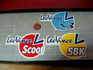 X3 LEO VINCES Aufkleber Sticker RACING ORIGINAL old stock PERFORMANCE - Bild 1 von 1