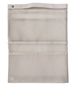 Muji Nylon Mesh Bag Organizer Vertical A4 Gray Bag-in-Bag 34 x 27 x 3cm - Picture 1 of 4