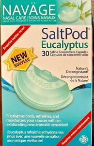 NEW! Navage Eucalyptus Salt Pods 30 CT  BRAND NEW & SEALED - Saltpod 12/24 exp
