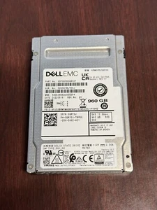 Dell 960GB 12Gbps SAS RI TLC SED 2.5 SSD KRM6VRUG960G GRY0J - Imagen 1 de 1