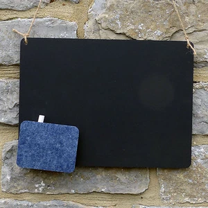 Chalk Blackboard Rectangle Shape for Memos Notes & Home Decor - Picture 1 of 2