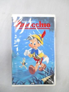 “Pinocchio” VHS (239 V) Disney Black Diamond Early Vintage Clamshell - Picture 1 of 2