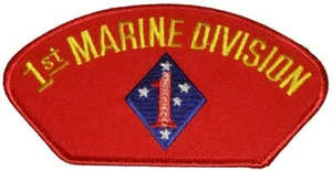 1a DIVISIÓN MARINA PARCHE DE GUADALCANAL MARTES - Color - Negocios de propiedad de veteranos - Imagen 1 de 1
