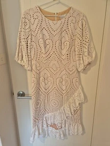 Jarlo White Lace Dress Size UK12 - Picture 1 of 6