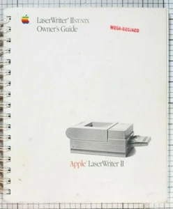 APPLE LASERWRITER IINT/NTX OWNER'S GUIDE 030-3215-A APPLE LASERWRITER II - Picture 1 of 7