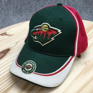 Gorra de béisbol Minnesota Wild NHL para hombre roja verde OS ala curva logotipo bordado - Imagen 1 de 13