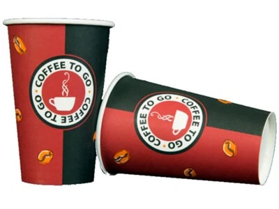 Made in DE  2000 Stück 200 ml Coffee to go Becher Ø 80mm Kaffee Pappbecher 0,2 - Bild 1 von 2