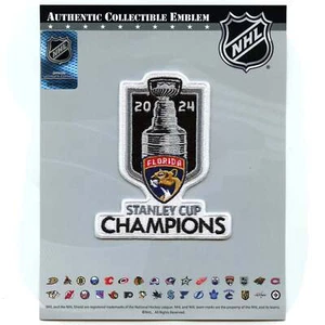2024 NHL Stanley Cup Final Champions Florida Panthers Jersey Patch - Picture 1 of 3