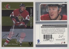 2002-03 ITG Be A Player Signature Series 2001-02 Buybacks Gold Marian Hossa Auto