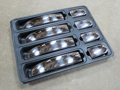 13-19 Ford Transit Tourneo Van 8PC. 4 DR Stainless Steel Door Handle Cover Kit — 第 1/4 张图片