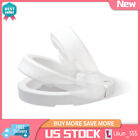 Raised Toilet Seat - Elongated 3-1/2 Inch White 300 lbs.