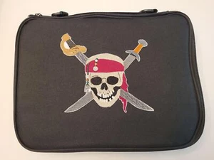 NU Embroidery Pirates of the Carribean Skull Sword Pin Trading Collections Bag - Picture 1 of 9