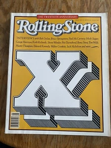 Rolling Stone Magazine 20th Anniversary Issue 512 Nov 5-Dec 10 1987 310 Pages! - Picture 1 of 2