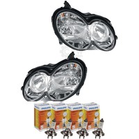Scheinwerfer Set Mercedes CLK W C A 209 Bj. 02-05 inkl. Philips H7+H7 elek. LWR