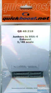QBT48218 1:48 Quickboost Junkers Ju88A-4 Exhaust (DRA/REV kit)  #48218 - Picture 1 of 1