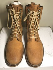 COLE HAAN NikeAir Brentley #C11060 Rare Tan Military High Boots Mens 11.5 M