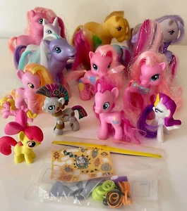 MY LITTLE PONY Lot 15 x G1 G3 G3.5 G4 1980s 2000s 2010s MLP HASBRO Retro Toys - Picture 1 of 24