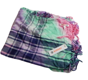 Sundry Talla Única Pareo Sarong Envoltura Tie Dye Flecos Cubierta NUEVO NUEVO CON ETIQUETAS Envío Gratuito - Imagen 1 de 2