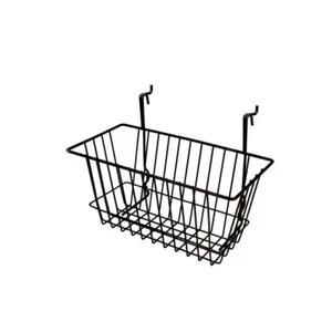 12″x6"x6" Slatwall Gridwall or Pegboard Multipurpose Narrow Baskets - Picture 1 of 4