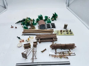 Faller H0 juego de bosque madera asiento alto figura cementerio lápida casa de estiramiento carbón - Imagen 1 de 10