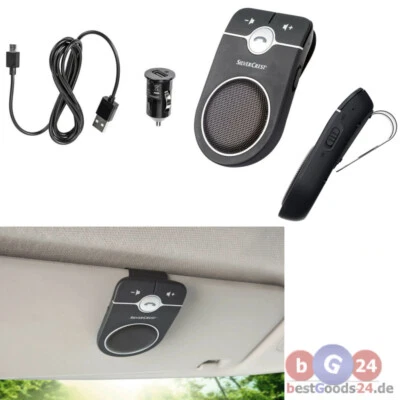 Auto Freisprecheinrichtung Bluetooth Freisprechanlage KFZ für die Sonnenblende - Bild 1 von 4