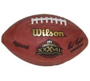 Wilson Super Bowl XXXVII 37 Buccaneers Raiders partita ufficiale di calcio 2003 NFL - Foto 1 di 5