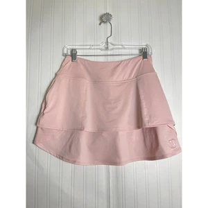 FJ FootJoy pantaloncino da golf a strati donna rosa morbido taglia S preppy golf chic femminile - Foto 1 di 11