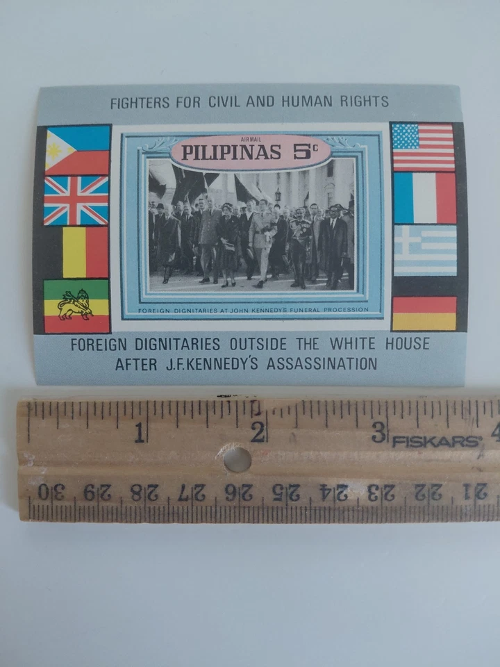1968 Philippines Souvenir Sheet(International Civil and Human Rights),MNH,OG - Image 1 of 1