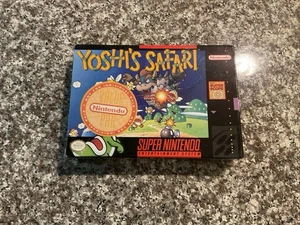 Yoshi's Safari (SNES, 1993) Box And Cartridge Case Only. No Game Or Manual. - Picture 1 of 8