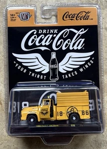 1956 FORD F-100 COCA-COLA DELIVERY SERVICE TRUCK 1:64 M2 Machines A38 2024 - Picture 1 of 2