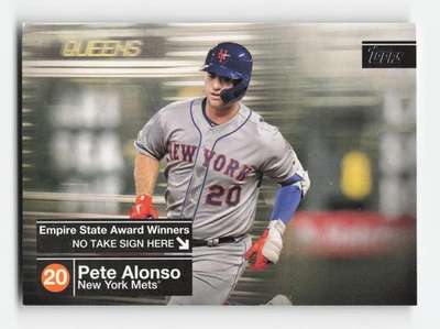 2020 Topps Empire State Award Winners #ESAW-23 Pete Alonso Near Mint or Better - Image 1 of 2