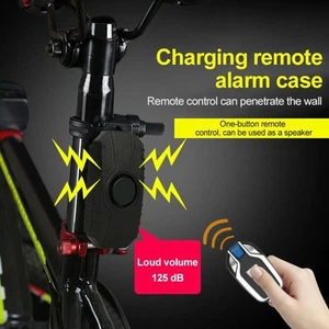 (2 Control Remoto) Alarma Bicicleta Inalámbrica Vibración Sensor de Movimiento Impermeable - Imagen 1 de 24