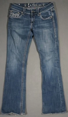 WE13450 MUY COOL ELEGANTE ***L.A. IDOL*** BOOT CUT PIERNA FIT MUJER BLUEJEANS talla 9 Foto 1 de 4