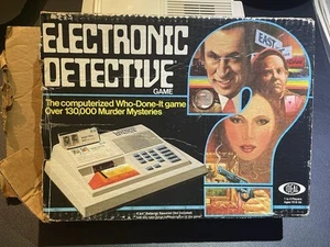 Juego Detective Electrónico Ideal Vintage 1979 Con Caja Don Adams - Probado - Imagen 1 de 15