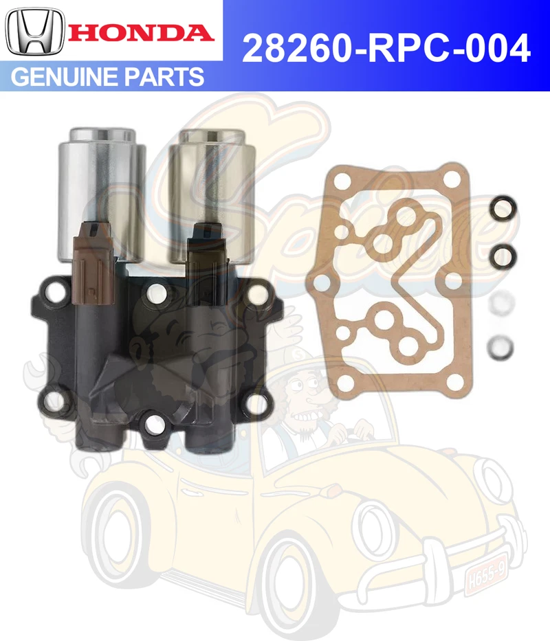1996-2001 CIVIC FIT (2007-2008)GENUINE Honda Solenoid Valve LINEAR 28260-RPC-004 - Image 1 of 4