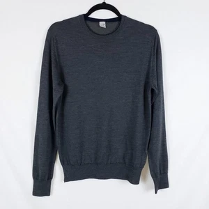 Eleventy Herren Pullover Grau Größe Small Rundhalsausschnitt Wolle Seide Freizeit Alltag - Bild 1 von 12