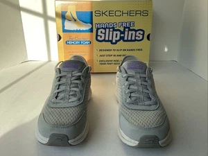 Skechers Womens Go Run Consistent 2.0 128615 Gray Running Shoes Size 6.5 - Picture 1 of 9
