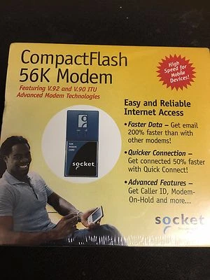 Socket M07007-693 CompactFlash 56k Modem ~ Usedhandhelds - Image 1 of 4