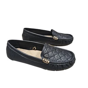 Alexis Bendel Dorothy Black Loafer Flats Comfort Slip On Casual Shoes Size 8 - Picture 1 of 12