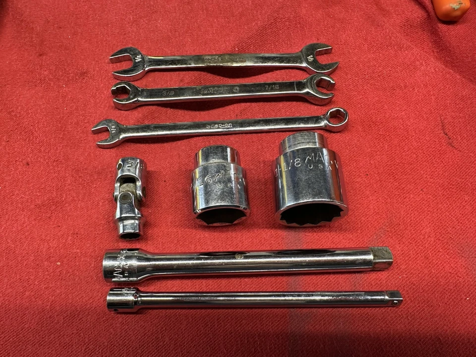 Snap-on, Mac, Matco Wrenches, Sockets, Lot of Tools -Excellent- USA - Image 1 of 4