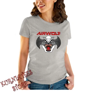 Airwolf TV Series Air Wolf Retro 80's Women Grey Size S to 2XL - Picture 1 of 1