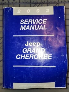 2002 Jeep Grand Cherokee Service Manual Original - Picture 1 of 1