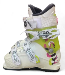 WOMEN’S ROSSIGNOL "KELIA" ALPINE SKI BOOTS (BRIGHT YELLOW) *NEW HEELS & TOES* - Picture 1 of 6
