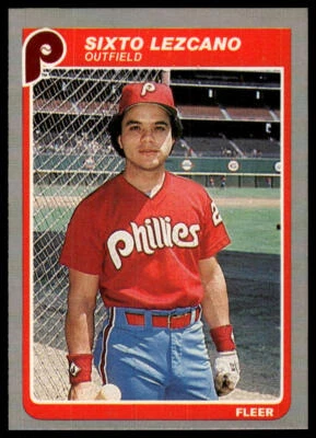 1985 Fleer #258 Sixto Lezcano - Image 1 of 2