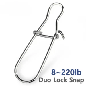 Fishing Snaps Duo Lock Snaps High Strength 50~100Pcs Quick Change Lure Snaps - Picture 1 of 18